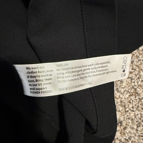 Eileen Fisher Black Sleeveless V-Neck Tunic Top – Size S/P - Picture 6 of 9